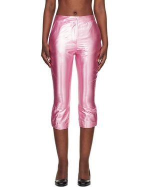 Edward Cuming Knee Jerk Capri Shorts - Pink