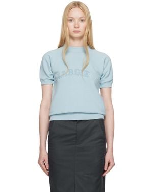 Maison Margiela Short Sleeve Sweatshirt - Blue