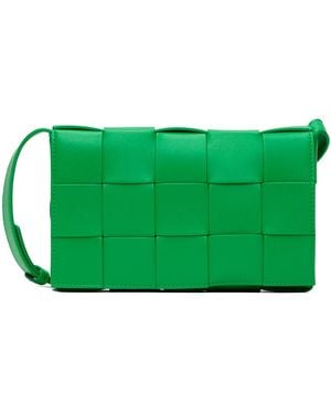 Bottega Veneta ーン ミディアム Cassette バッグ - グリーン