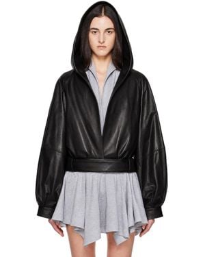 FIDAN NOVRUZOVA Lael Leather Jacket - Black