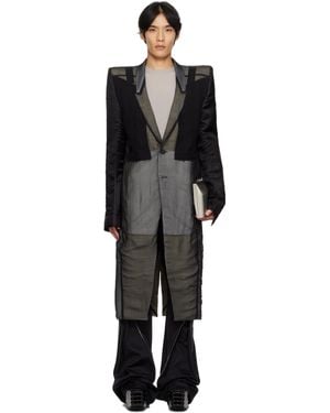 Rick Owens Porterville Fogpocket Neue Coat in Black for Men