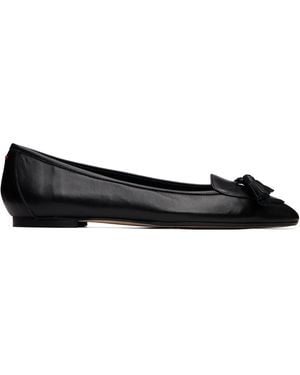 Aeyde Floris Tassel Ballerina Flats - Black