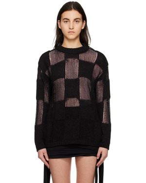 OPEN YY Check Jumper - Black