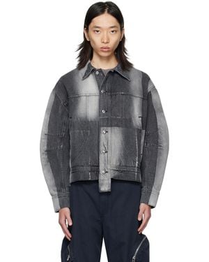Eckhaus Latta 'El Jacket Redux' Denim Jacket - Black