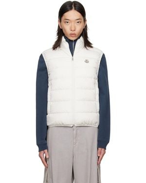 Moncler Off- Contrin Down Vest - Black