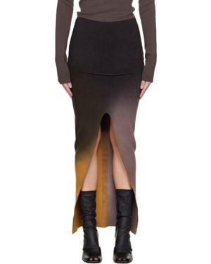 Rick Owens Tower Ankle Maxi Skirt - Black