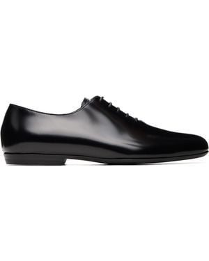 Dries Van Noten Leather Oxfords - Black
