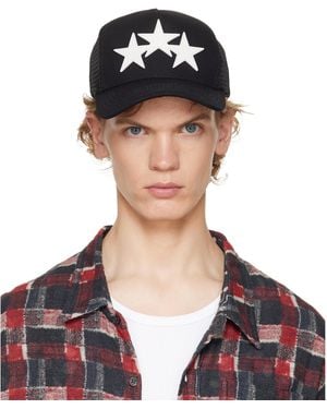 Amiri 3 Star Trucker Cap - Blue