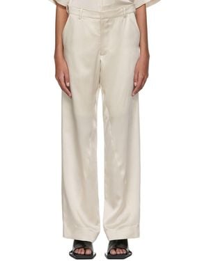 Bianca Saunders Off-white Benz Trousers - Multicolour