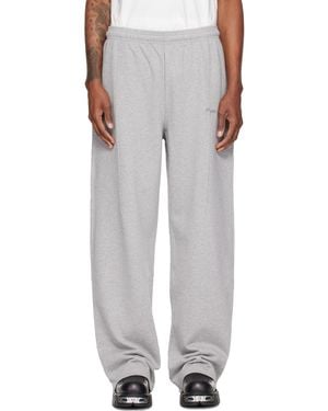 Vetements Pinched Cut Up Joggers - Grey