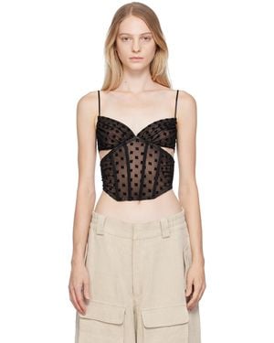 MISBHV Monogram Corset - Black