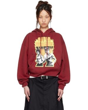 Lu'u Dan Bruce Lee X Lựu Đạn Heavy Weight Gym Hoodie - Red