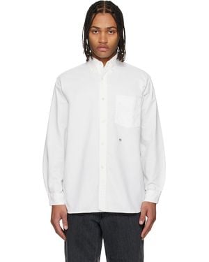 Nanamica Button Down Wind Shirt - White