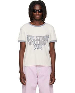 Acne Studios Off- Graphic T-Shirt - White
