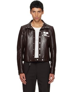 Courreges Reedition Vinyl Jacket - Black