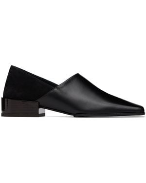 Alaïa Square Slipper Loafers - Black