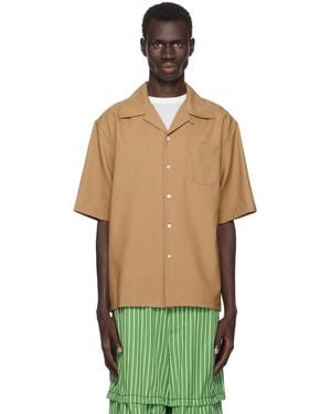 Marni Tropical Wool Shirt - Green