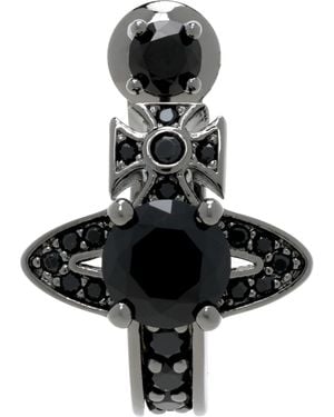 Vivienne Westwood Matenia Single Earring - Black