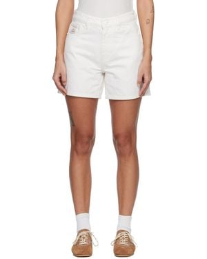 Ami Paris Heritage' Denim Shorts - White