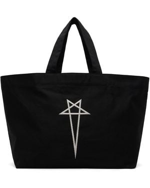 Rick Owens Temple Beach Tote - Black