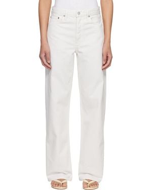 Agolde Arc Jeans - White