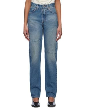 MM6 by Maison Martin Margiela Panelled Jeans - Blue