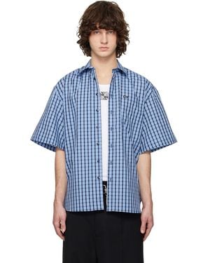 Vetements Short Sleeve Shirt - Blue