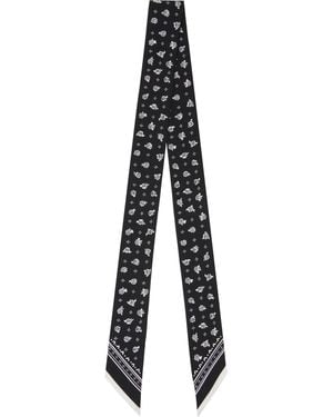 Givenchy Bandana Bandeau Silk Scarf - Black
