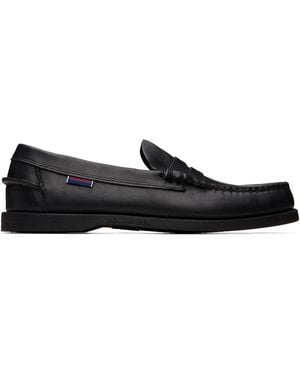 Sebago Dolphin Waxed Loafers - Black