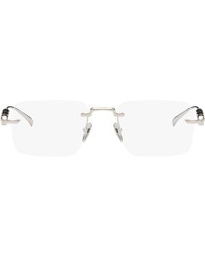 Gucci Rectangular Glasses - Metallic