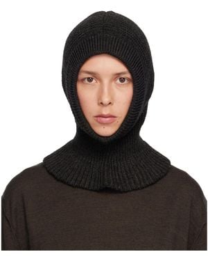 Lemaire Hood Beanie - Black