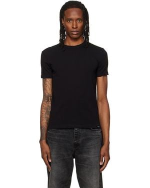 Tom Ford Cotton T-Shirt - Black