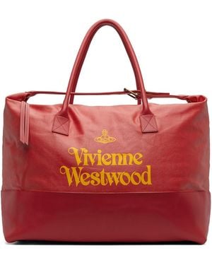 Vivienne Westwood Sid Weekender Duffle Bag - Red