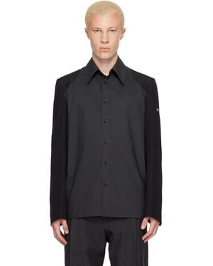 MM6 by Maison Margiela Long-Sleeved Shirt - Black
