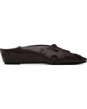 Paloma Wool Fernanda Dots Mule Flats - Black