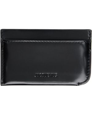 Jacquemus 'Le Porte Curvo' Card Holder - Black