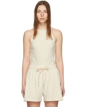 Halfboy Off- Terry Bodysuit - Natural