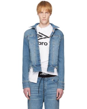 PROTOTYPES Tight Denim Jacket - Blue