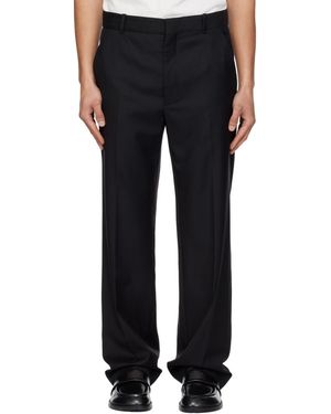 KENZO Paris Straight Tailored Pants - Black