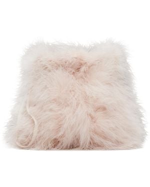 Yves Salomon Feather Pouch - Pink