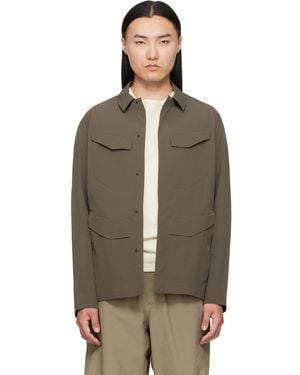 Veilance Taupe Field Softshell Jacket - Brown