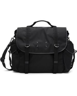 Maison Margiela ブラック High Tech メッセンジャーバッグ