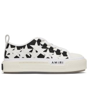 Amiri Stars Court Low Sneakers - Black