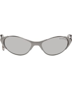 Acne Studios Metal Frame Charm Sunglasses - Black