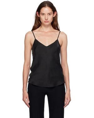 SILK LAUNDRY Bias Cut Camisole - Black