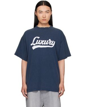 Balenciaga 'Luxury' T-Shirt - Blue