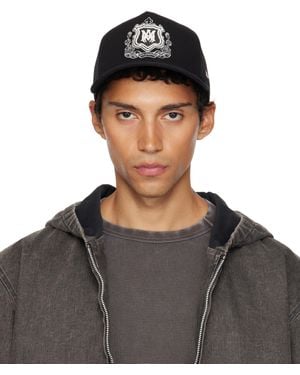 Amiri Ma Crest Trucker Cap - Black