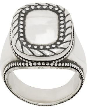MM6 by Maison Margiela Buckle Motif Ring - Multicolour