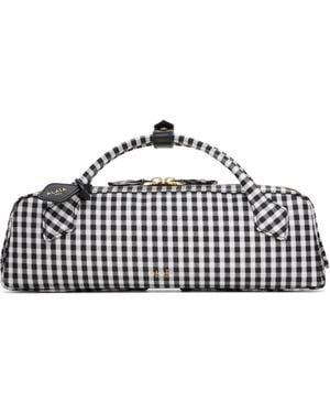 Alaïa Petite Pochette Teckel Noir Et Blanc - Multicolore
