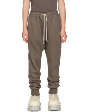 Rick Owens キッズ｜グレー ドロップクロッチ スウェットパンツ - マルチカラー